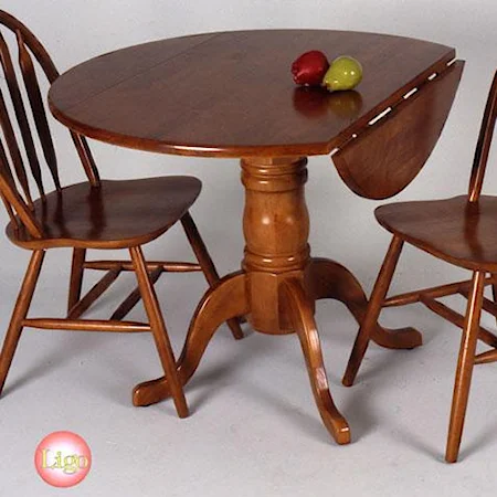 Empire Drop Leaf Round Dining Table